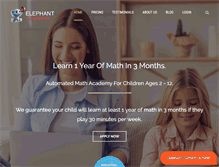 Tablet Screenshot of elephantlearning.com